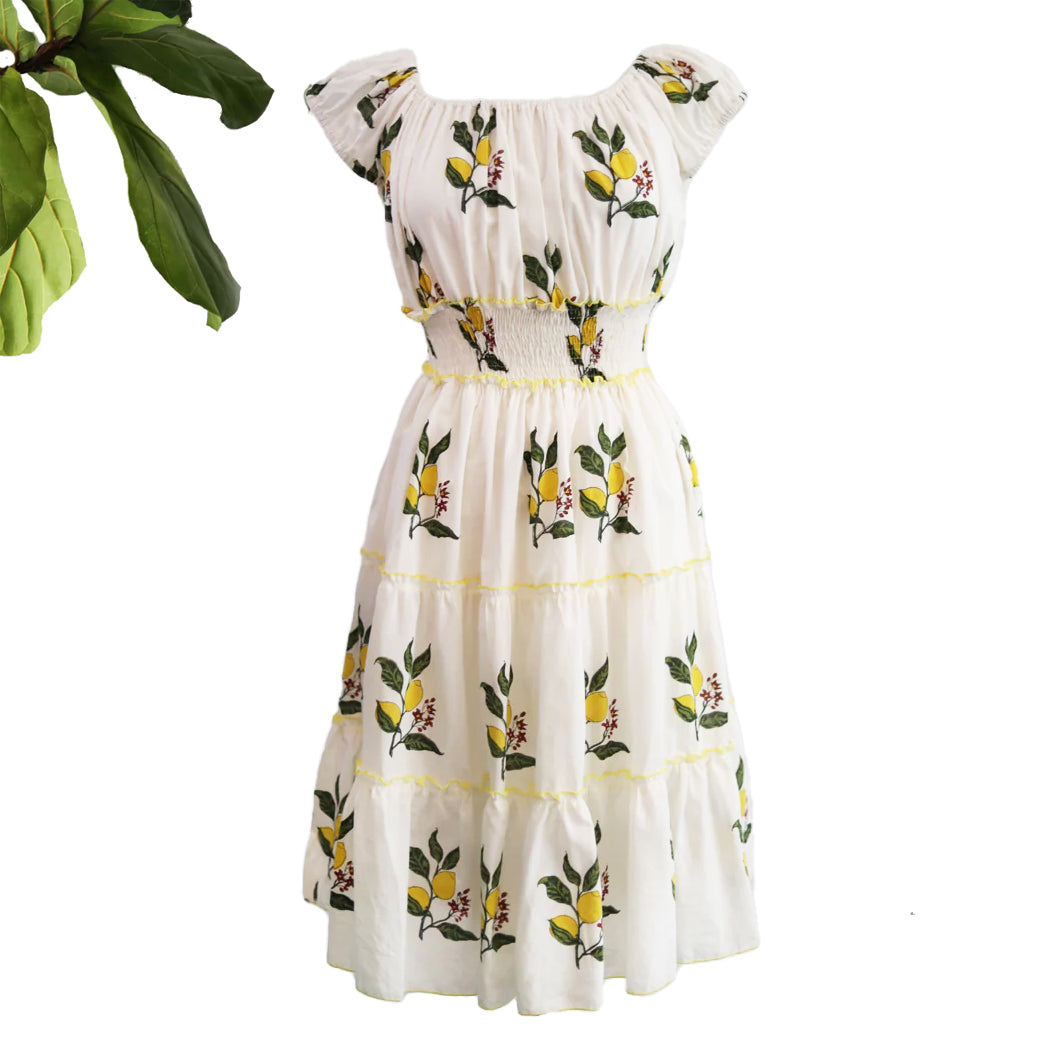 Lake Dress - Lemons Xs Lake Dress - Lemons Xs