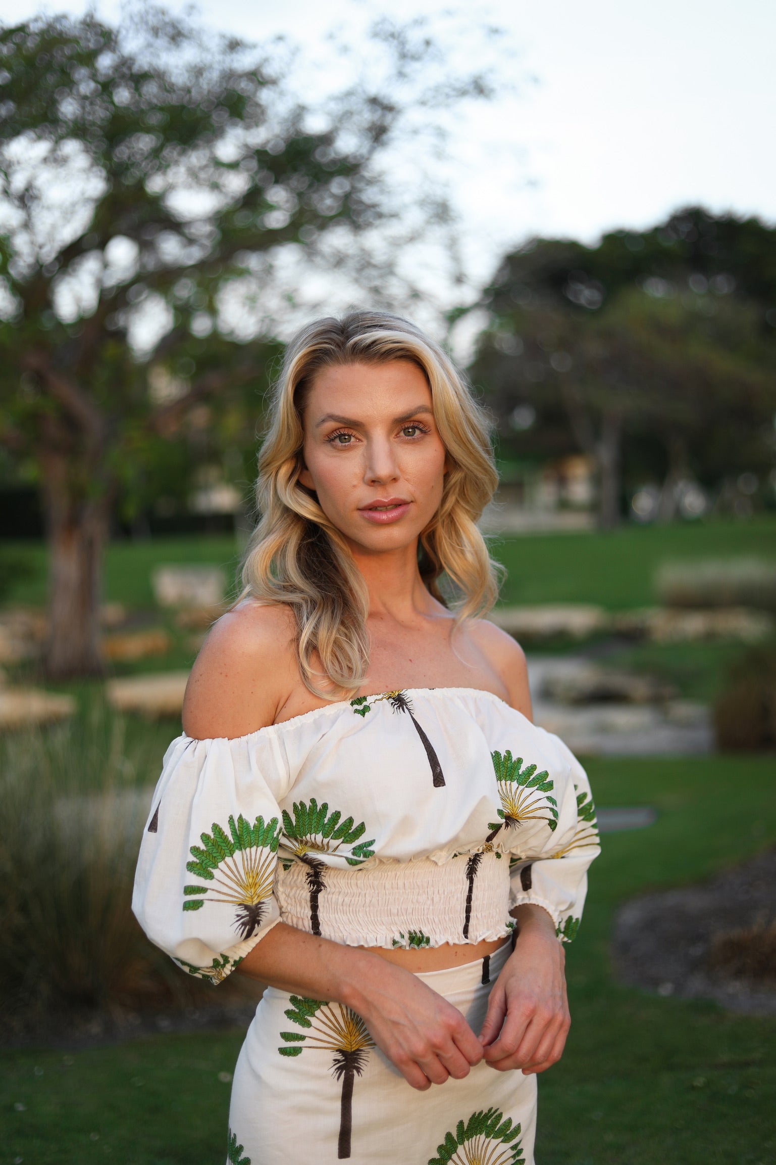 Marina Blouse- Travellers Palm
